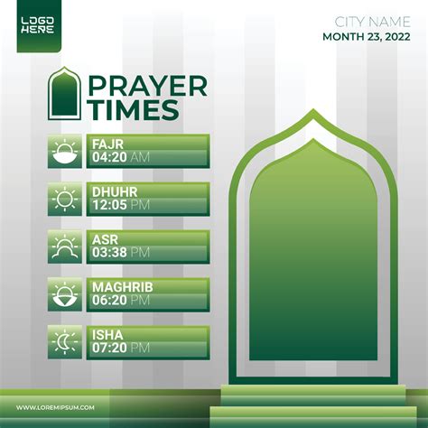 Prayer times